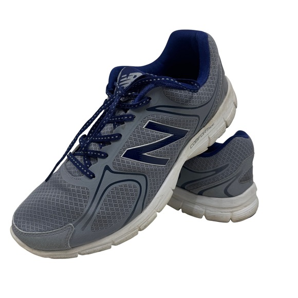New Balance 411 Men's Running Shoes Gray Blue Mesh Comfort Size 11.5